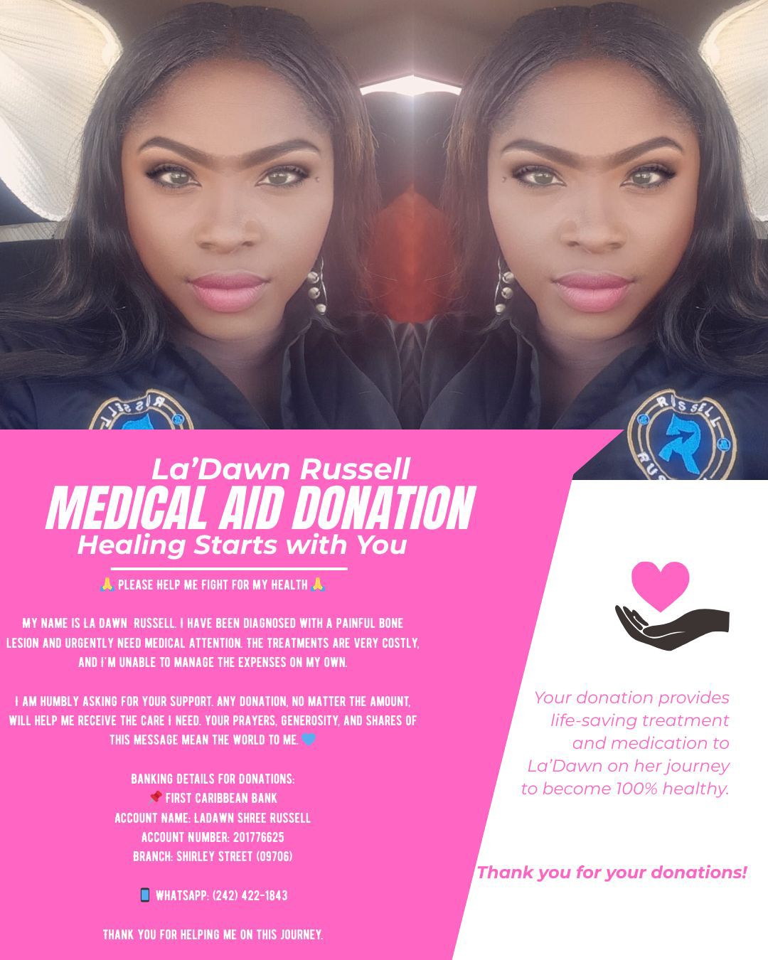 Hey hun, how are you? Hope all is well. Do you mind sharing my flyer