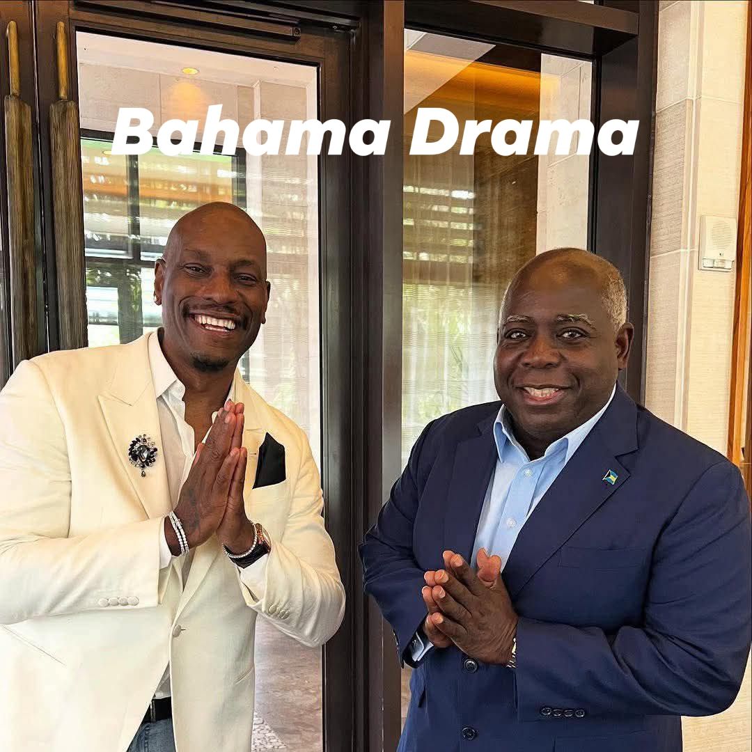 Tyrese Gibson, 

thanks for coming to the Bahamas again. Next time I gah write something for you, but this time I didn't have enough time and I was a little starstruck no lie. 

I 