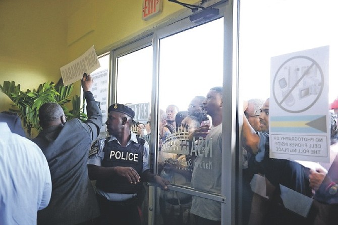 BREAKING NEWS: Chaos at the Golden Isles By-Election Tonight

NASSAU — Tension is running high in Golden Isles tonight as unverified but serious claims emerge about the handling of