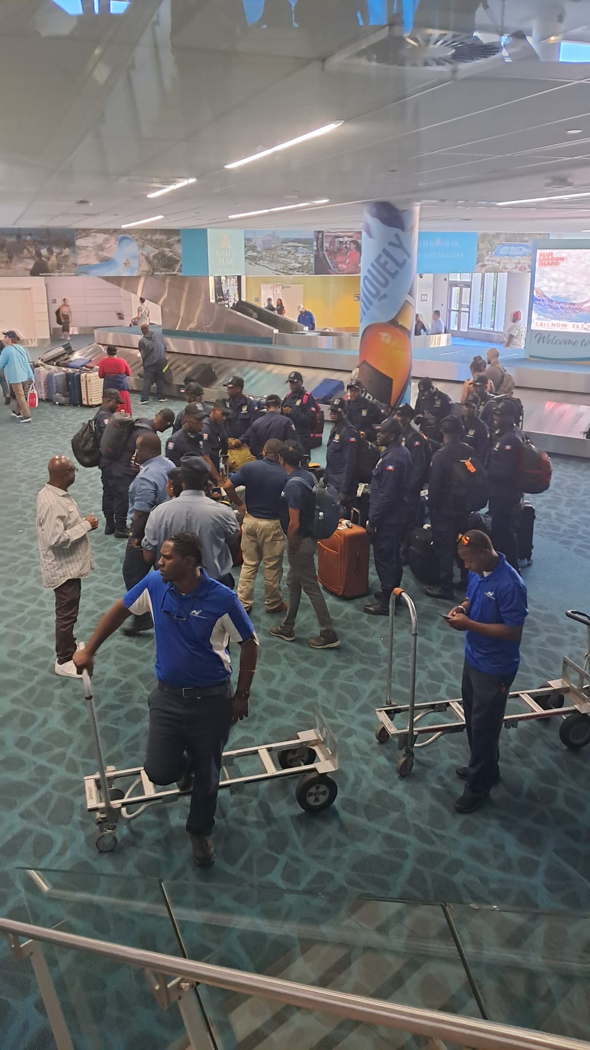 Breaking News Haitian Police Forces are in the Bahamas today! 

Haitian police are reportedly in the capital today and Bahama Drama is hearing, for an intense training exercises ta