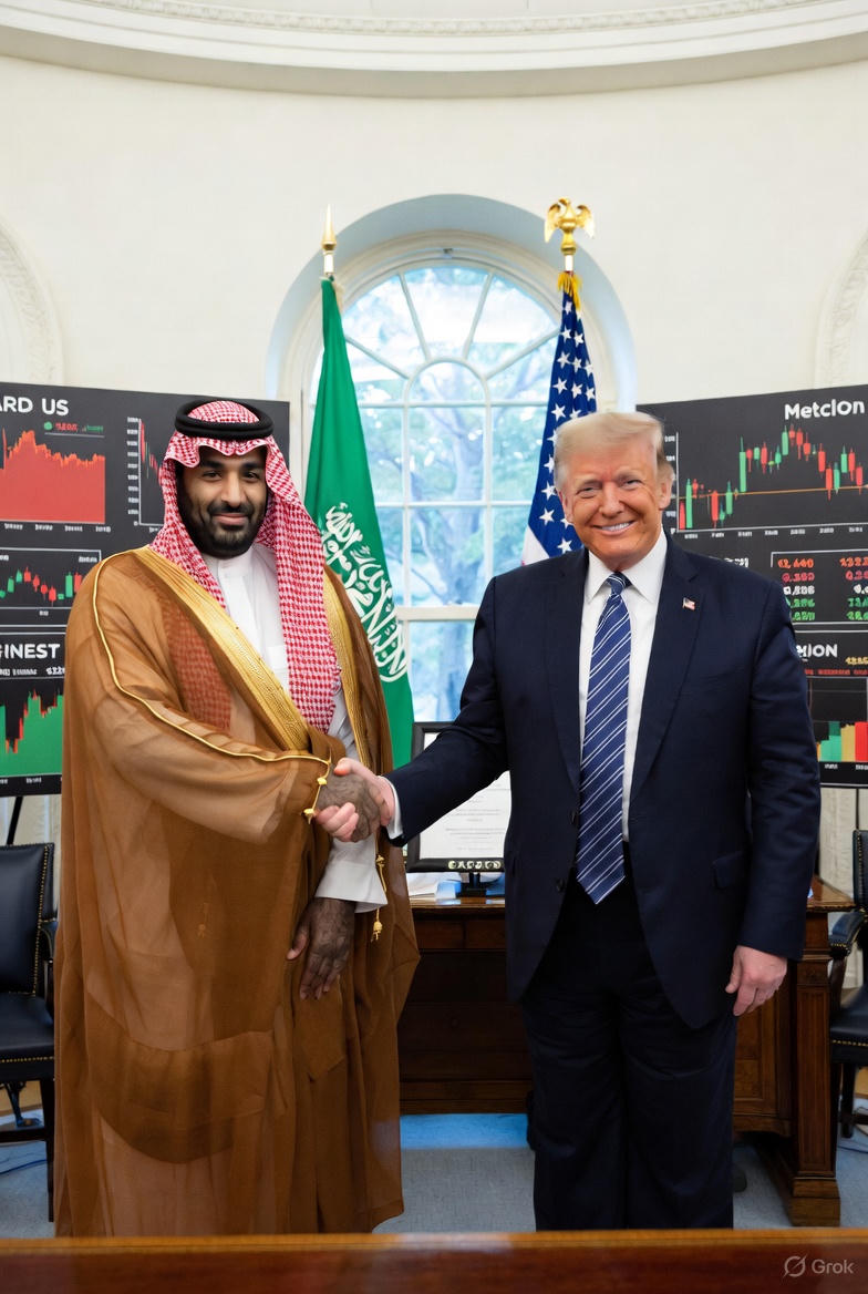 1 TRILLION DOLLAR'S USA INVESTMENTS 

Saudi Arabia’s Crown Prince has announced that the Kingdom is prepared to invest one trillion dollars into the United States economy, and he m
