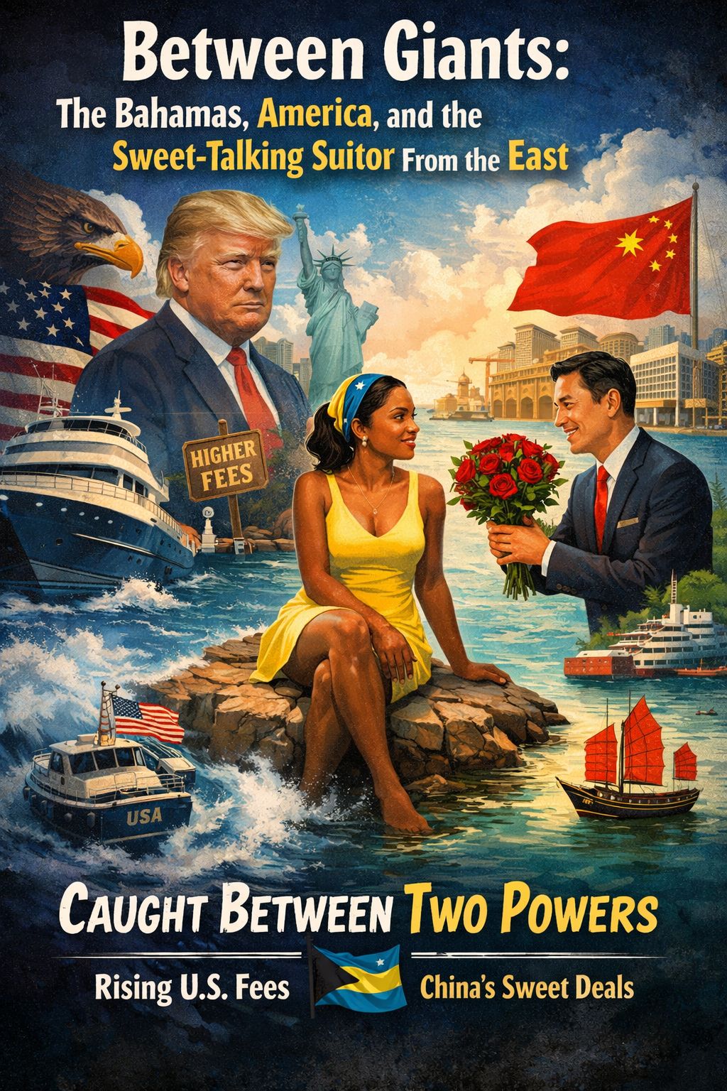 The Bahamas, America, and the Sweet Talking Suitor From the East China 

A Bahama Drama Investigative Feature

By: Michael Elijah Muhammad Clare 

When The Bahamas quietly revised 