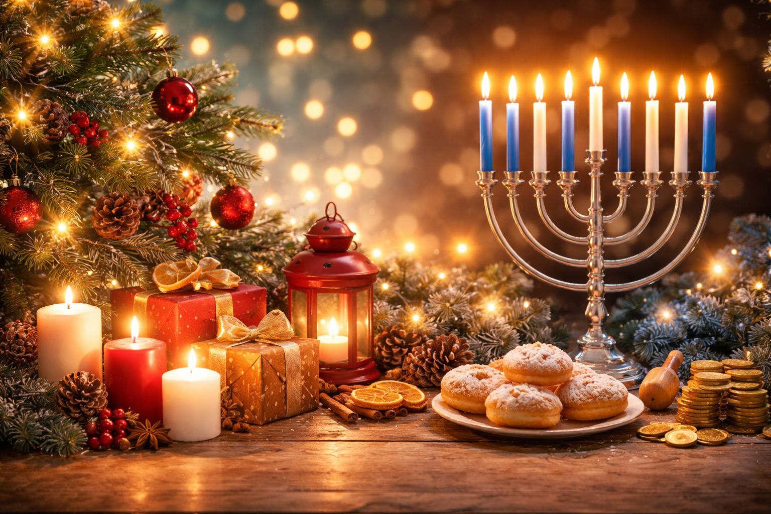 Merry Christmas and Happy Hanukkah to every family and every person who celebrates. May this season surround you with love, joy, peace, and the warmth of being connected to those w