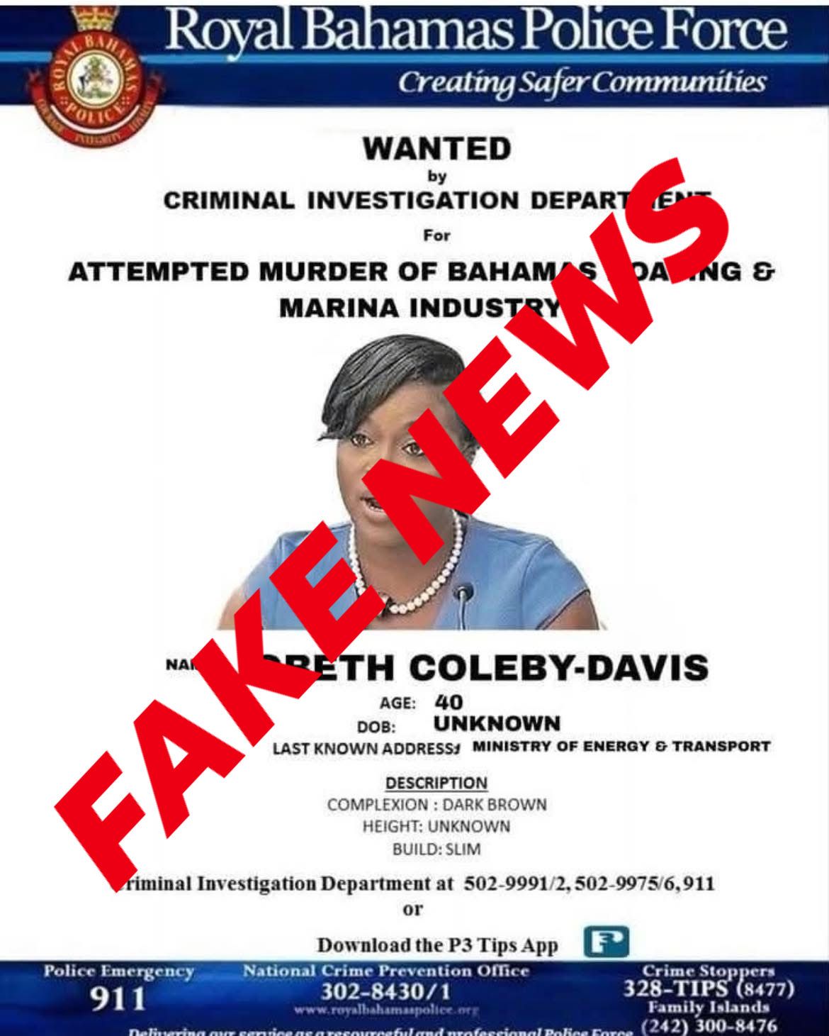 Don't Do This!

This kind of thing is truly sad to witness. When people create and circulate posters like this just to tear someone down, especially if the information is unverifie