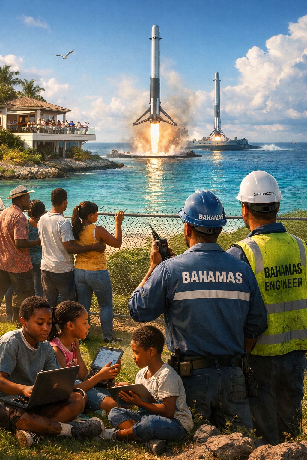 SpaceX in The Bahamas
A Future for All, or Just the Few?
By: Michael Elijah Muhammad Clare
The Bahamas has always been a land of beauty, sun, and sea, but now, it is on the br