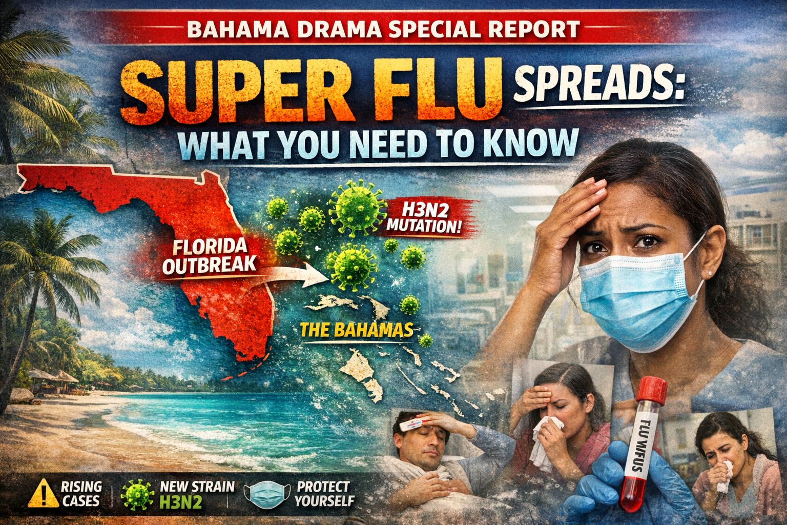 Bahama Drama Special Report:

By: Michael Elijah Muhammad Clare 

“Super Flu” Buzz in Florida 

What It Is and Why We’re Watching It Closely in The Bahamas

There’s a lot of talk o