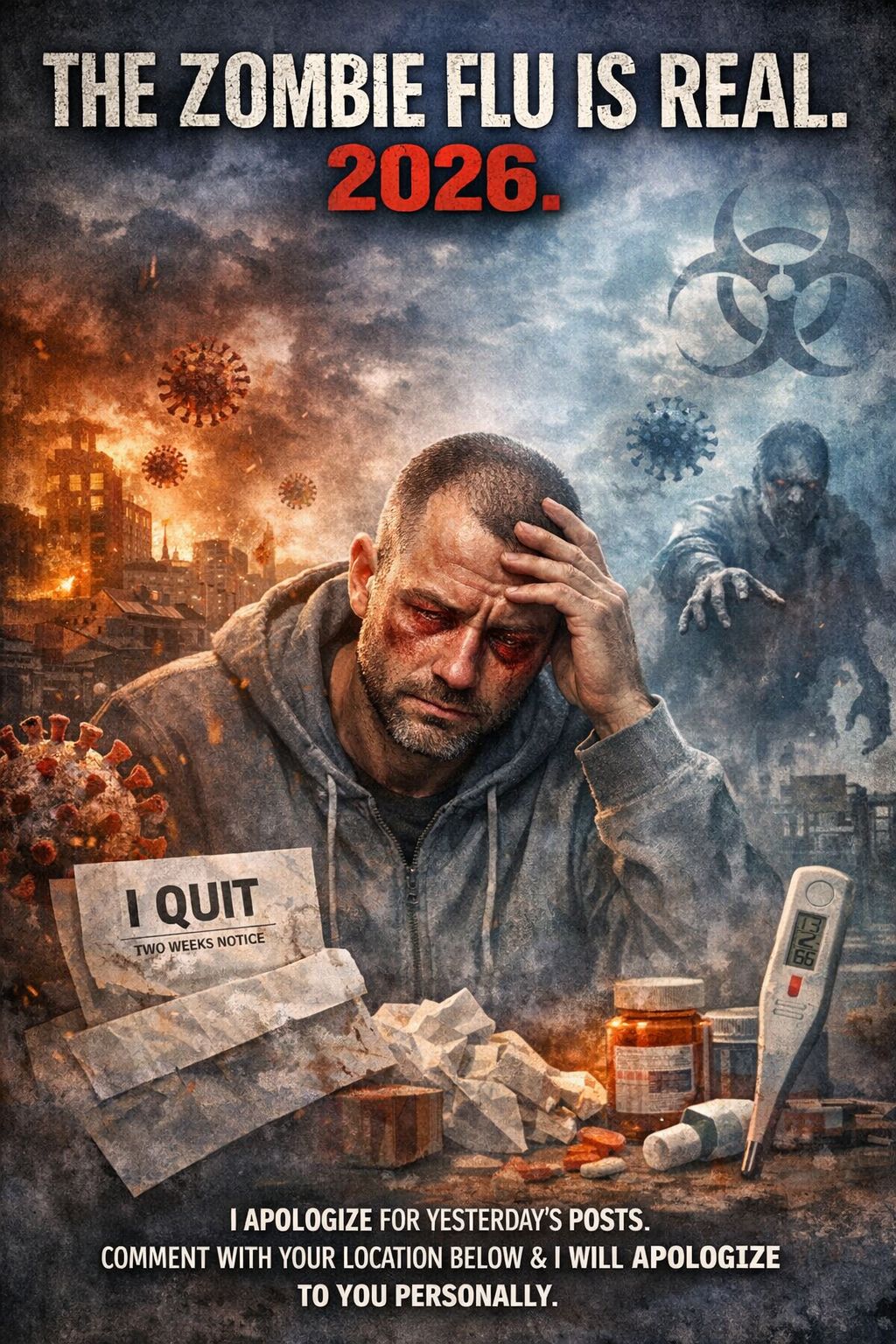The Zombie Flu Is Real maybe?

A Public Apology for Yesterday!

By: Michael Elijah Muhammad Clare on the behalf of the @[100023394293756:2048:Bahama Drama] team as well; can't make
