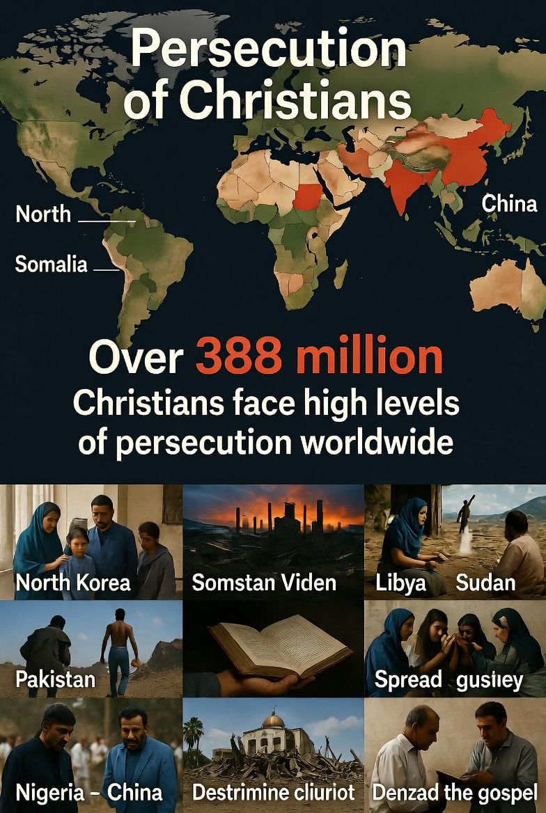 Escalating Global Persecution of Christians: Evidence from Established Sources
By: Michael Elijah Muhammad Clare
In the contemporary global landscape, religious persecution pers