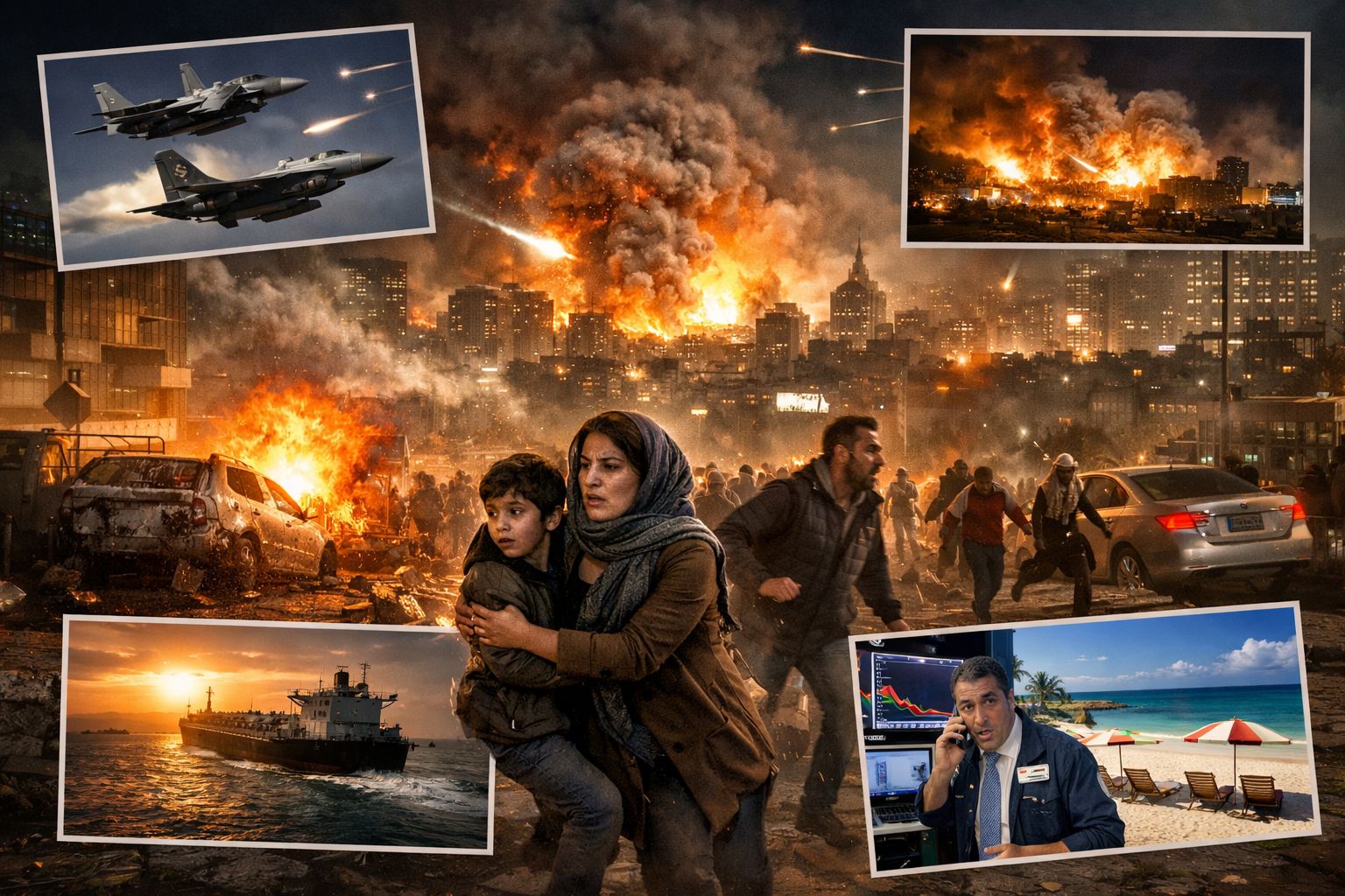US AND ISRAEL ATTACK IRAN TODAY! 

BREAKING NEWS

By: Michael Elijah Muhammad Clare 

The sky over the Middle East erupted in fire this weekend as the United States and Israel laun