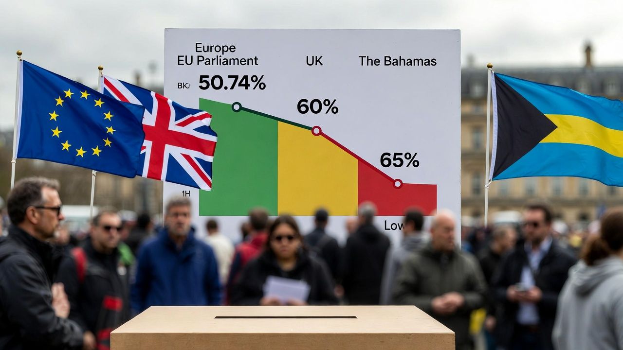 Voter Turnout Trends in Europe, the UK, and The Bahamas: Insights and Reflections

By: Michael Elijah Muhammad Clare 

Recent elections across Europe and the United Kingdom reveal 