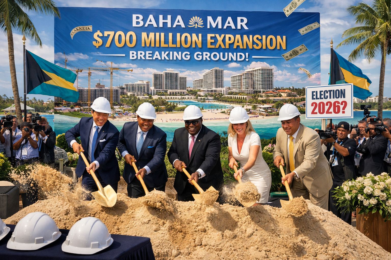 SPECIAL REPORT

BAHA MAR BREAKS GROUND ON MASSIVE $700M EXPANSION

 A NEW ERA FOR CABLE BEACH

NASSAU, BAHAMAS — In a landmark move in February 2026, Baha Mar officially broke grou