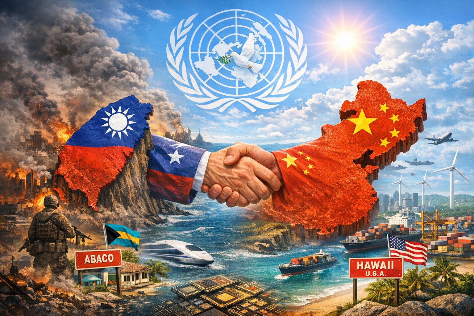 TAIWAN GO BACK HOME

Reuniting Taiwan with China: 

Best idea since sliced bread 🍞 

A Path to Global Stability, Sovereignty, and Shared Prosperity globally.

By: Michael Elijah Mu