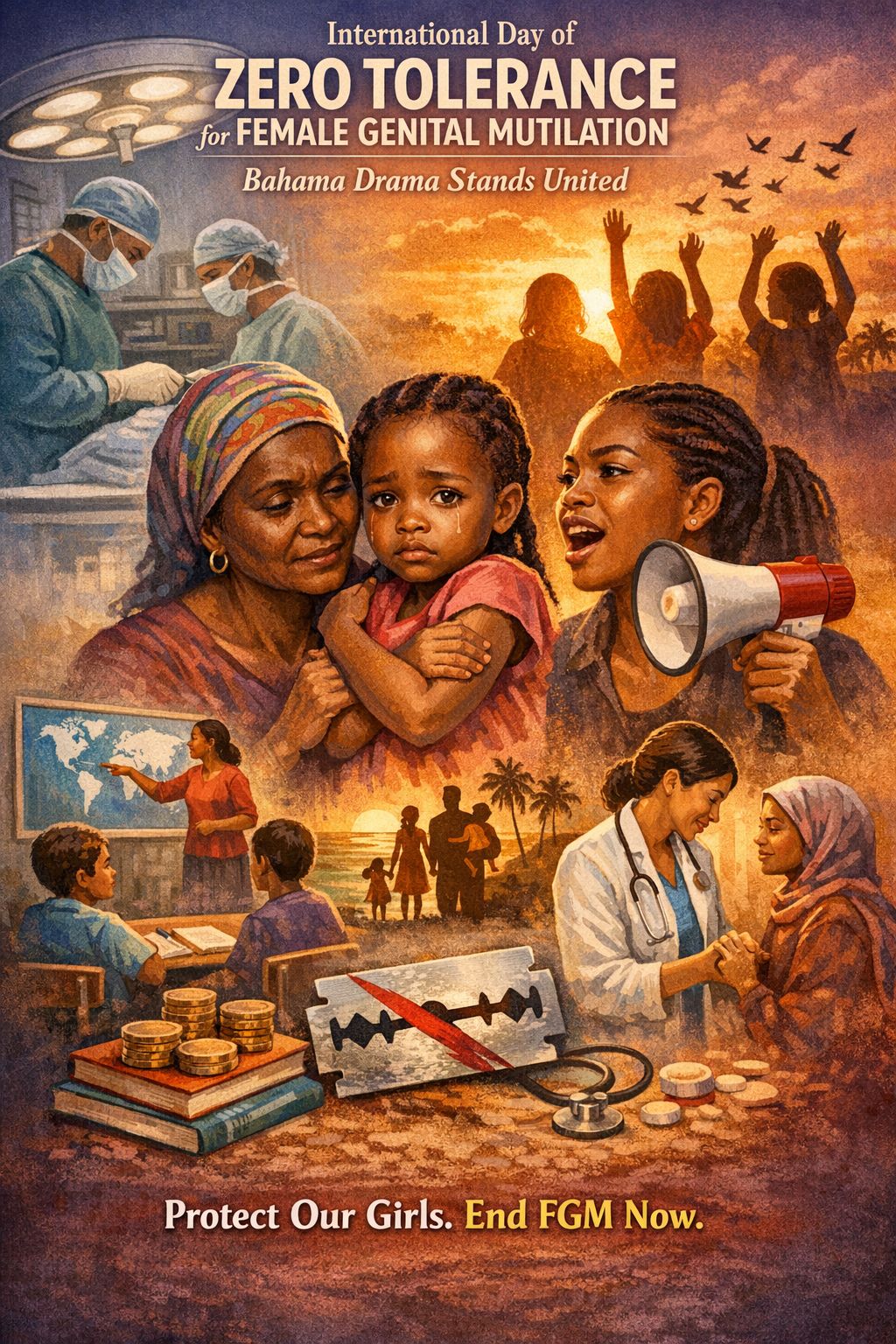 International Day of Zero Tolerance for Female Genital Mutilation
Bahama Drama
In 2026 alone, an estimated 4.5 million girls around the world, many of them under the age of five,