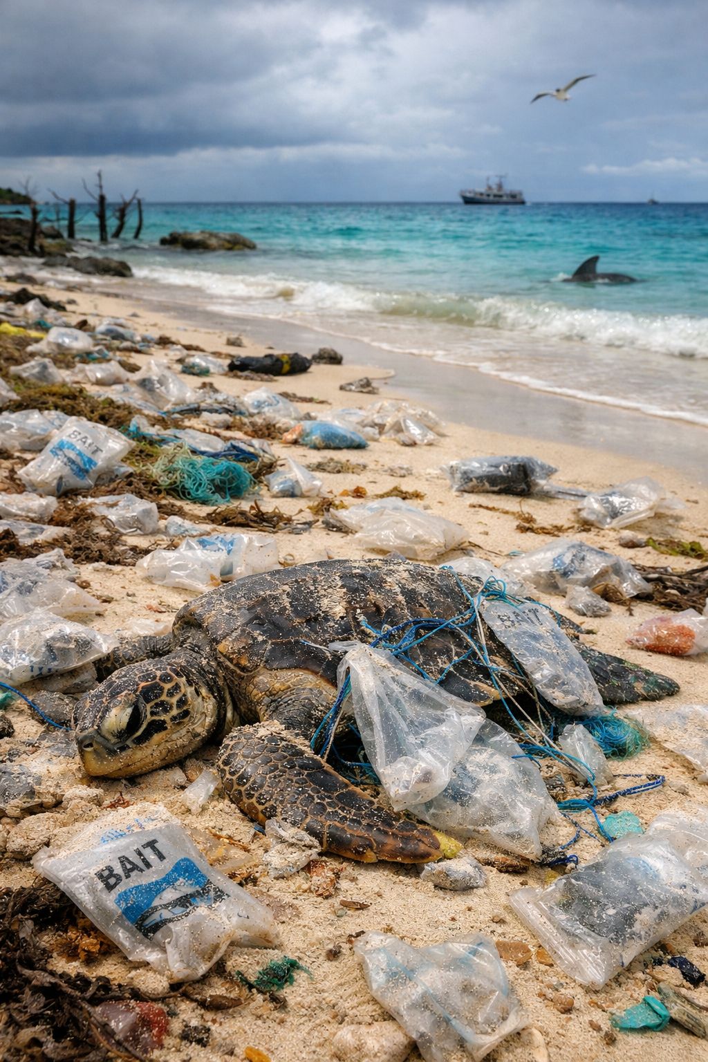 Plastic Tide: The Silent Invasion Washing Ashore in The Bahamas
By: Michael Elijah Muhammad Clare
There is a quiet invasion happening across the shores of The Bahamas.
It does
