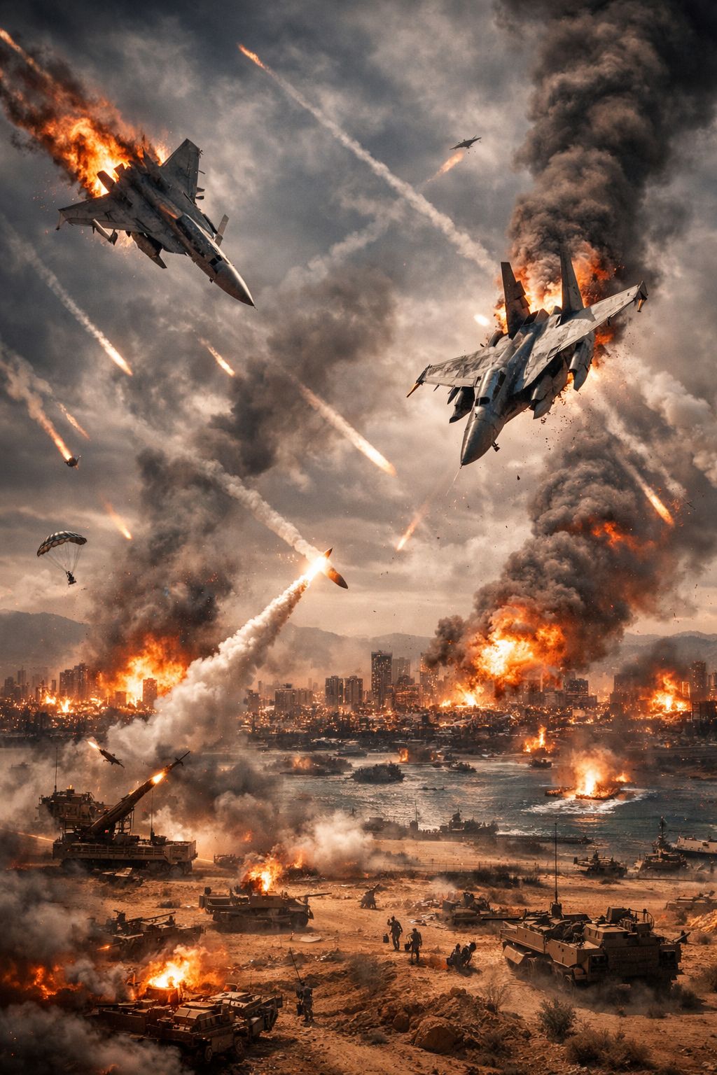 Dark clouds of war have spread across the Middle East
Is our generation witnessing the beginning of the end many are asking!
By: Michael Elijah Muhammad Clare
The United State