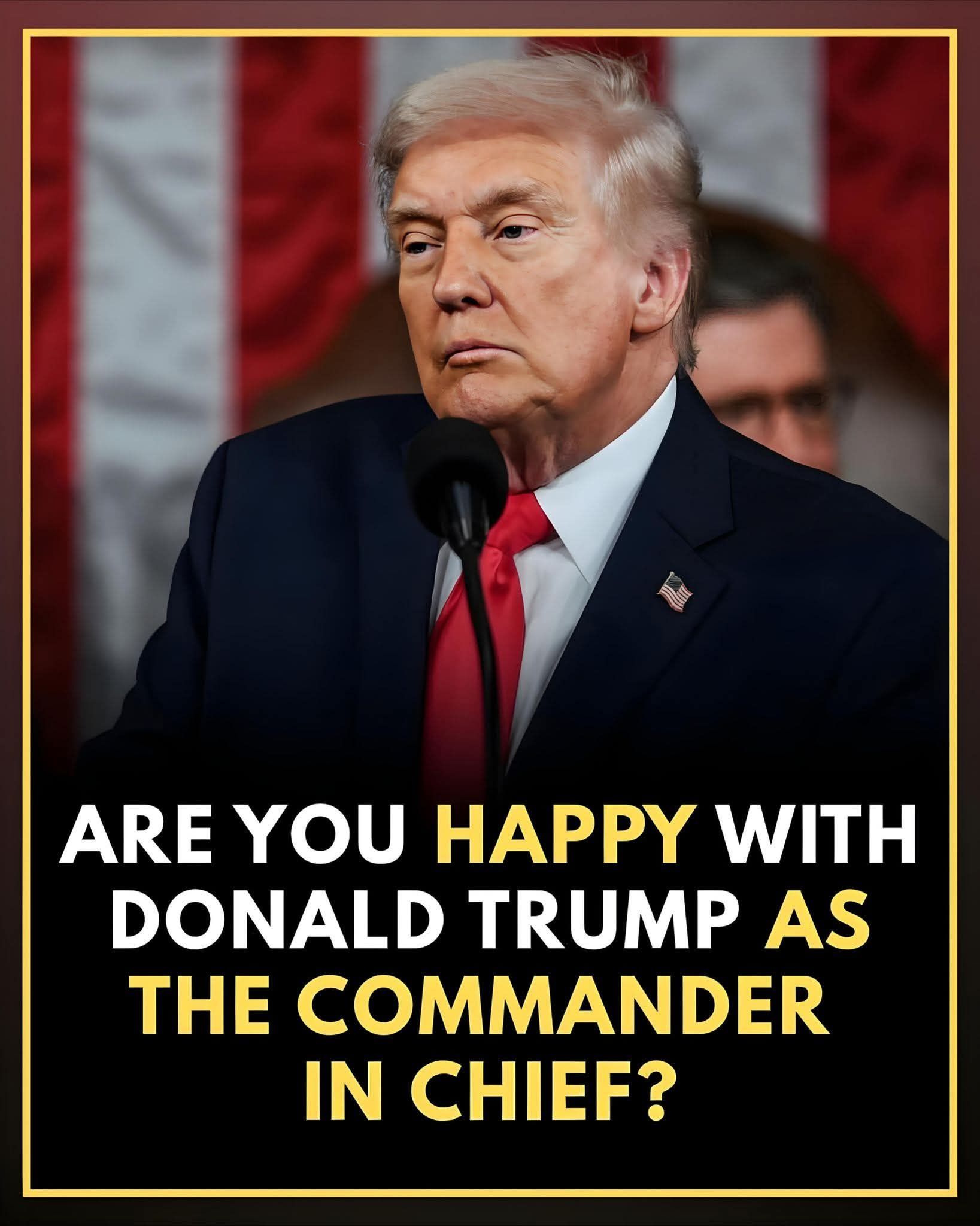 What’s your view on Donald Trump’s leadership as Commander in Chief?
Do you believe his time in office has had a greater impact on America than that of other presidents?
Keep in