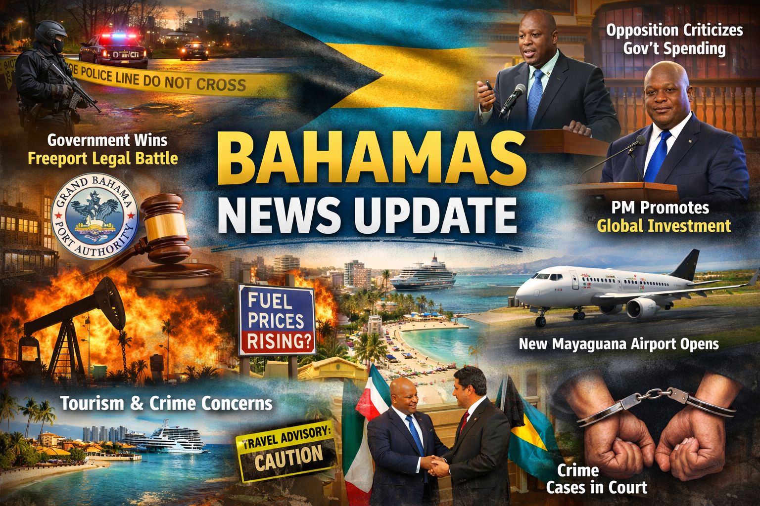 BAHAMAS NATIONAL NEWS UPDATE

Authorities in New Providence are investigating an armed robbery that occurred early in the morning. Police reports indicate that suspects approached 