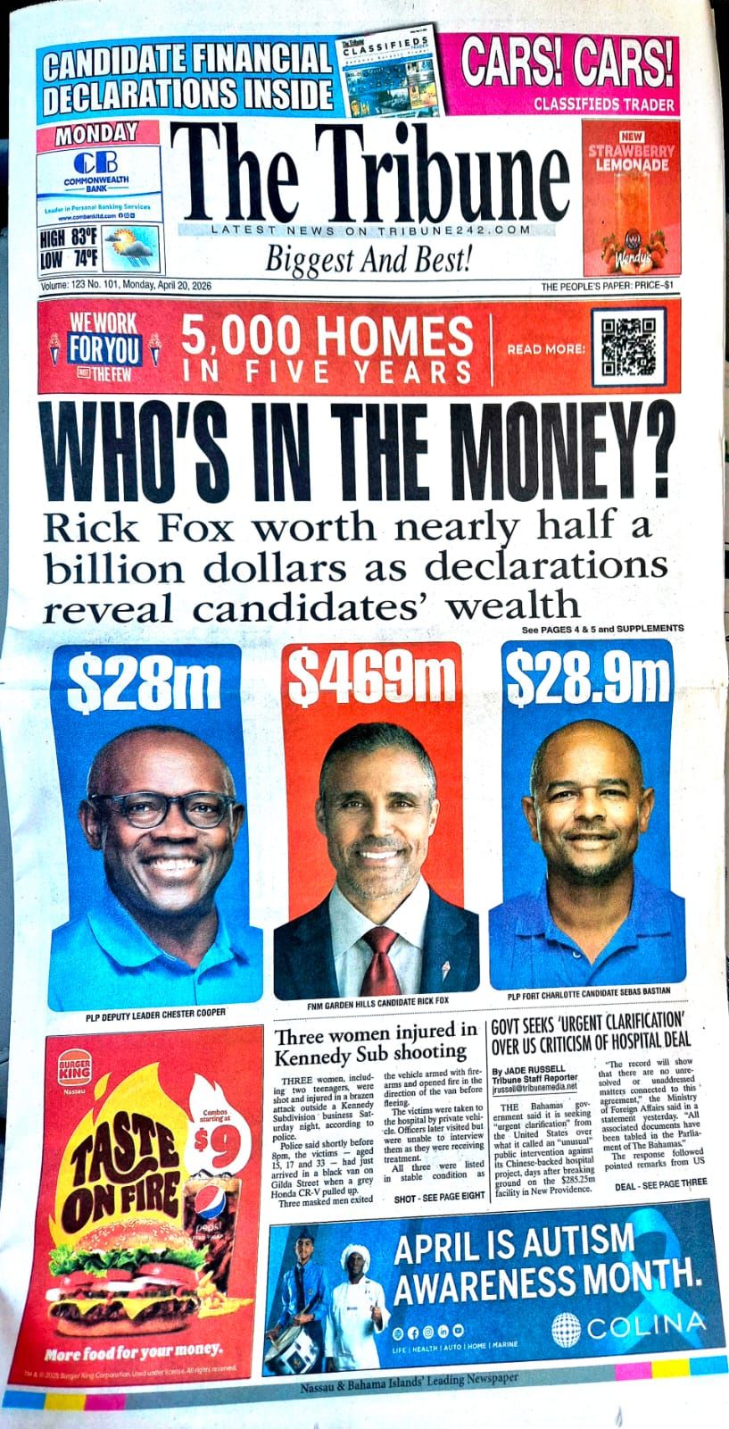I guess the PLP was right all of this time; Rick Fox is broke and needs money 💰 

Y'all see he broke right? 

@[100023394293756:2048:Bahama Drama] always has the right spiritual in