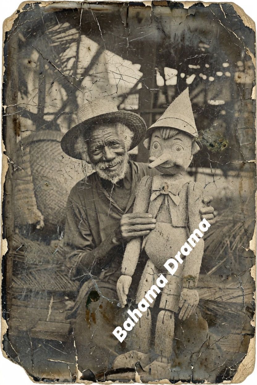 The Bahamian Origins of Pinocchio

Researcher ✔️ 
Michael Elijah Muhammad Clare 

In the annals of literary history, the beloved tale of Pinocchio, first published in 1883 by the I