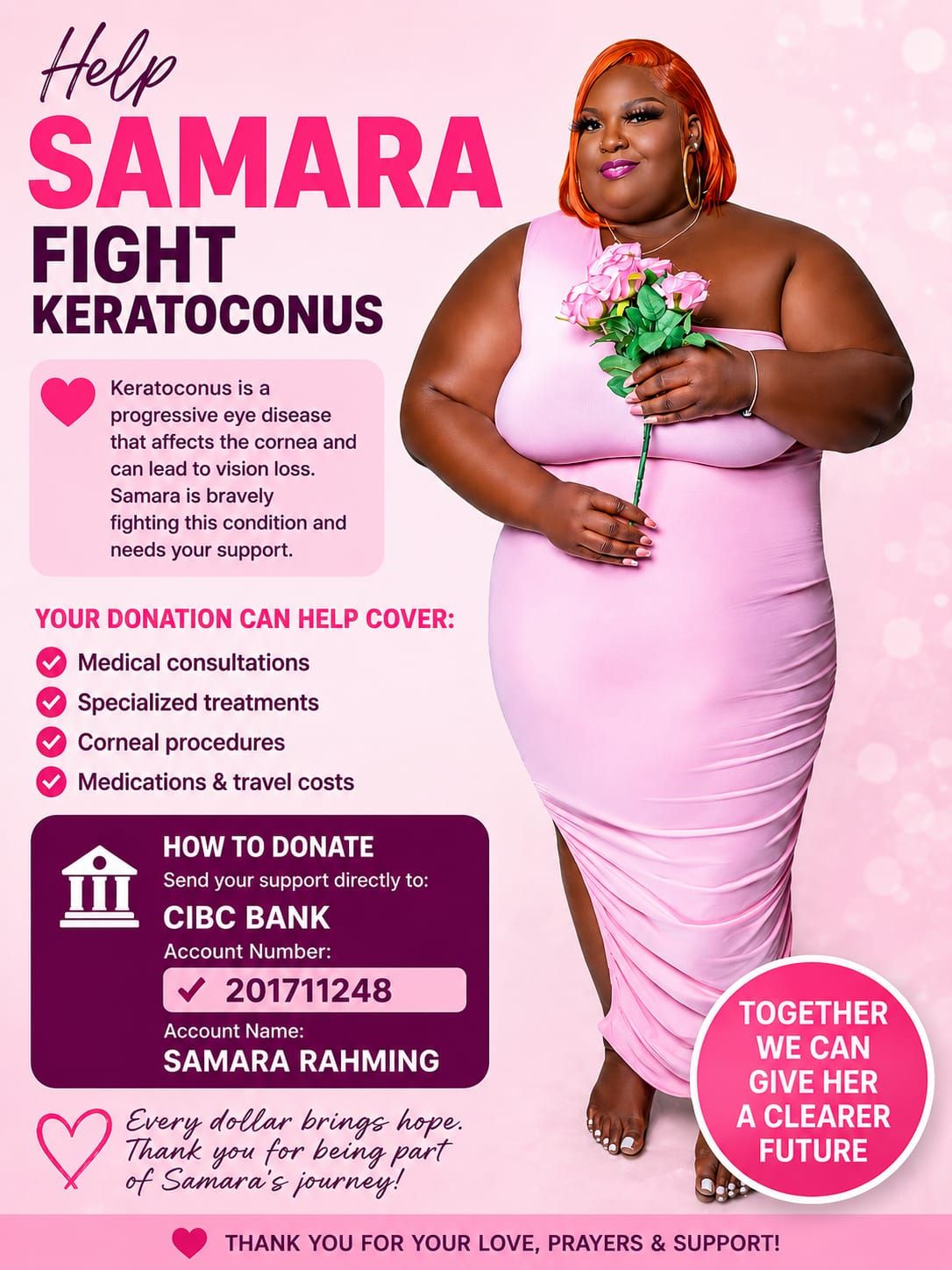 From our Whatsapp group chat 

Good night can you please like share and donate if possible.

 As of late my eyes are getting more acute and I have to go to the doctor much sooner t