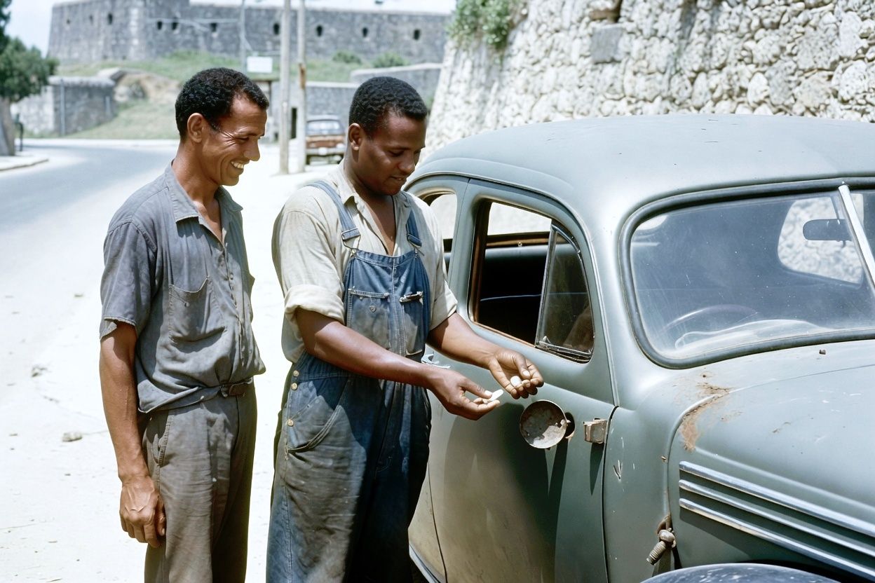 Nassau 1940's The Pill that replaced gasoline 

Researcher ✔️ 

Michael Elijah Muhammad Clare 

In the summer of 1947, Nassau simmered under the lingering effects of wartime auster