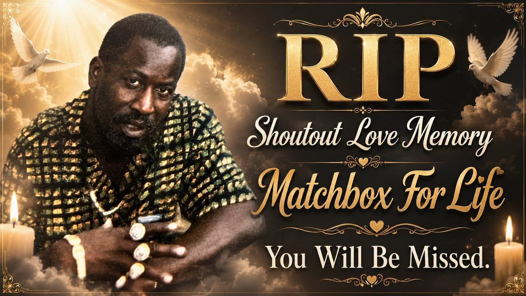 PRAYER UP FOR OUR MATCHBOX FAMILY THE LATE SHOUTOUT PRAYERS TO YOUR FAMILY AND KIDS...ANOTHER MATCHBOX SOILDIER..
CC family 💗