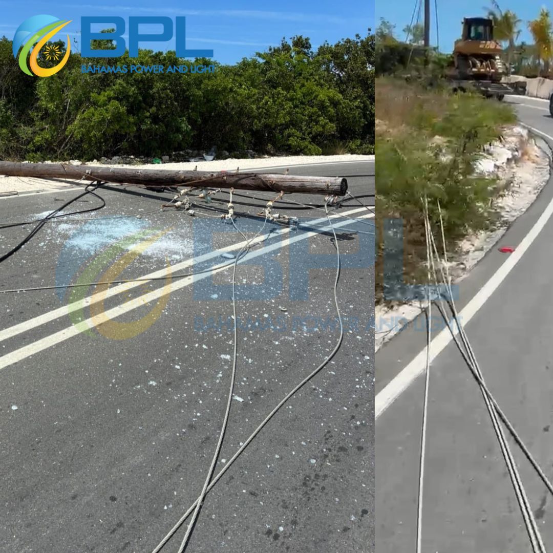 Exuma - Outage Update
Good afternoon, consumers. Our technicians have advised that a vehicular accident snapped two power poles near the Ferry Bridge, resulting in the loss of pow