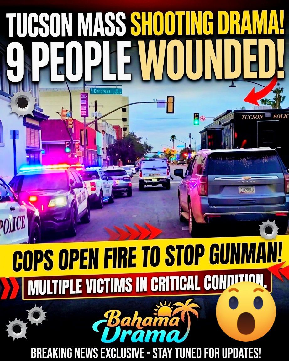 🚨 BREAKING: TUCSON COPS STOP MASS SHOOTING 🚨
9 People Wounded, Suspect Shot By Police!
What We Know Right Now
A chaotic situation unfolded in Tucson, Arizona, early Sunday mornin