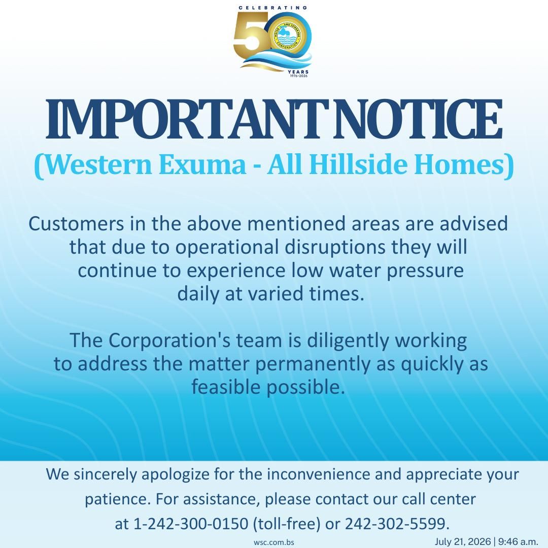 Public Service Message Exuma