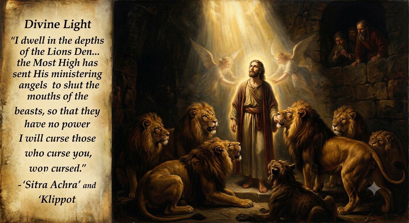 King of Kings 👑
By: Michael Elijah Muhammad Clare
I dwell in the depths of the Lions Den, yet the Most High, Blessed be He, has sent His ministering angels to shut the mouths o