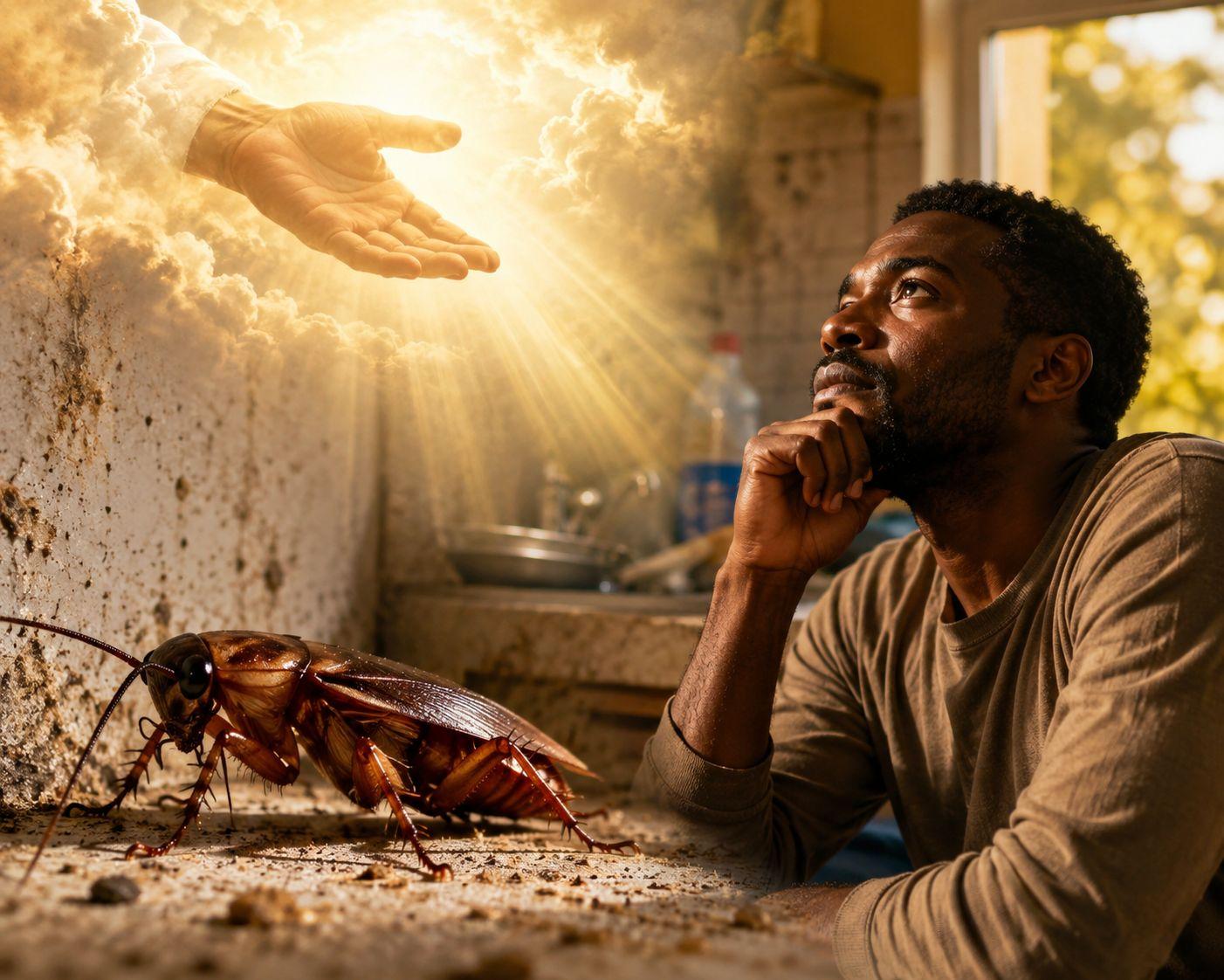 The most high supplies everything that he created Its substance, including nasty cockroaches. Aren't you more valuable to God than them!