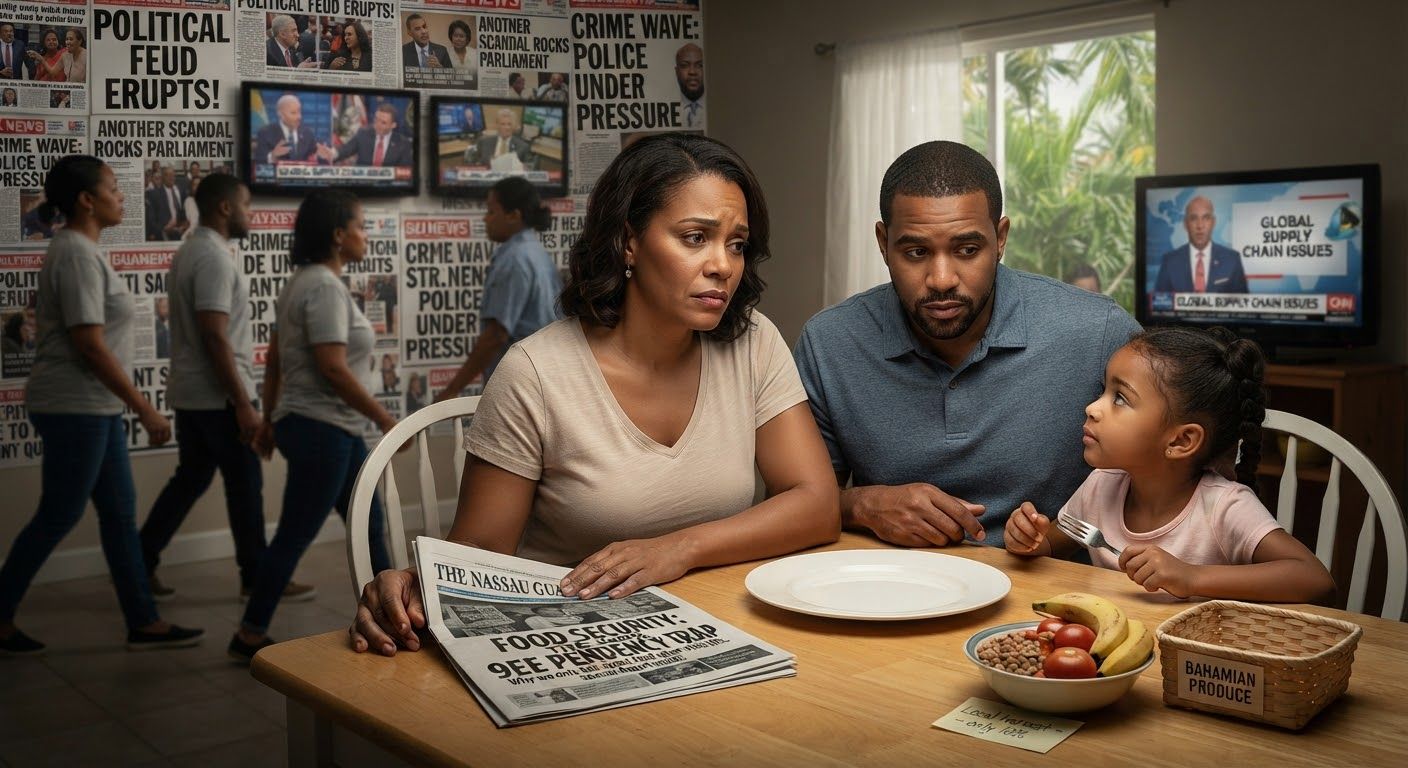 LESS TALK ABOUT FOOD SECURITY IN THE BAHAMAS
Why Does Food Security Only Become News When Something Goes Wrong?
Researcher โ๏ธ
Michael Elijah Muhammad Clare
By BAHAMA DRAMA INV