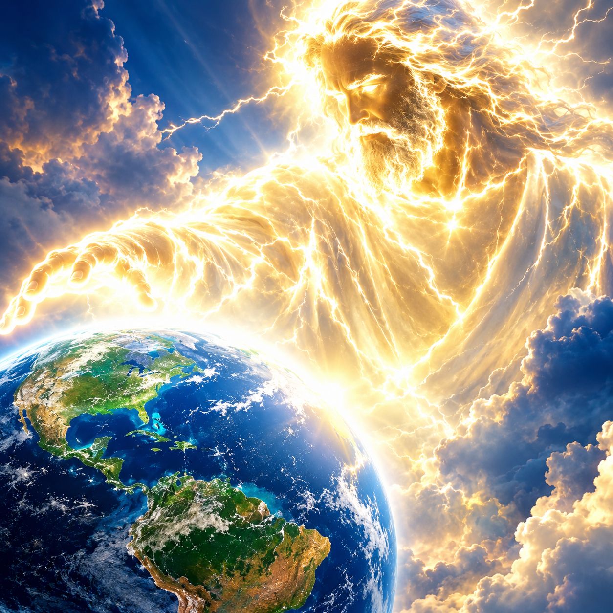 Do you believe in God?
In six days, God finished His creation of the earth and rested on the seventh day.
Who still believes that?
I do...
