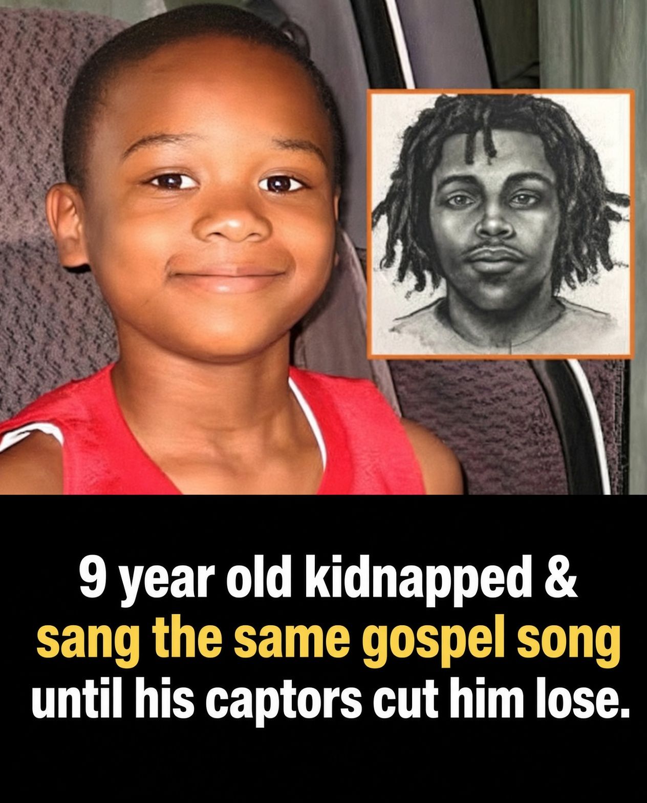 HE WAS KIDNAPPED AS A CHILD...
THE KIDNAPPER TOLD HIM TO STOP SINGING.
HE KEPT PRAISING GOD.
In 2014, a young boy named Willie Myrick was taken from outside his home in Atlanta,