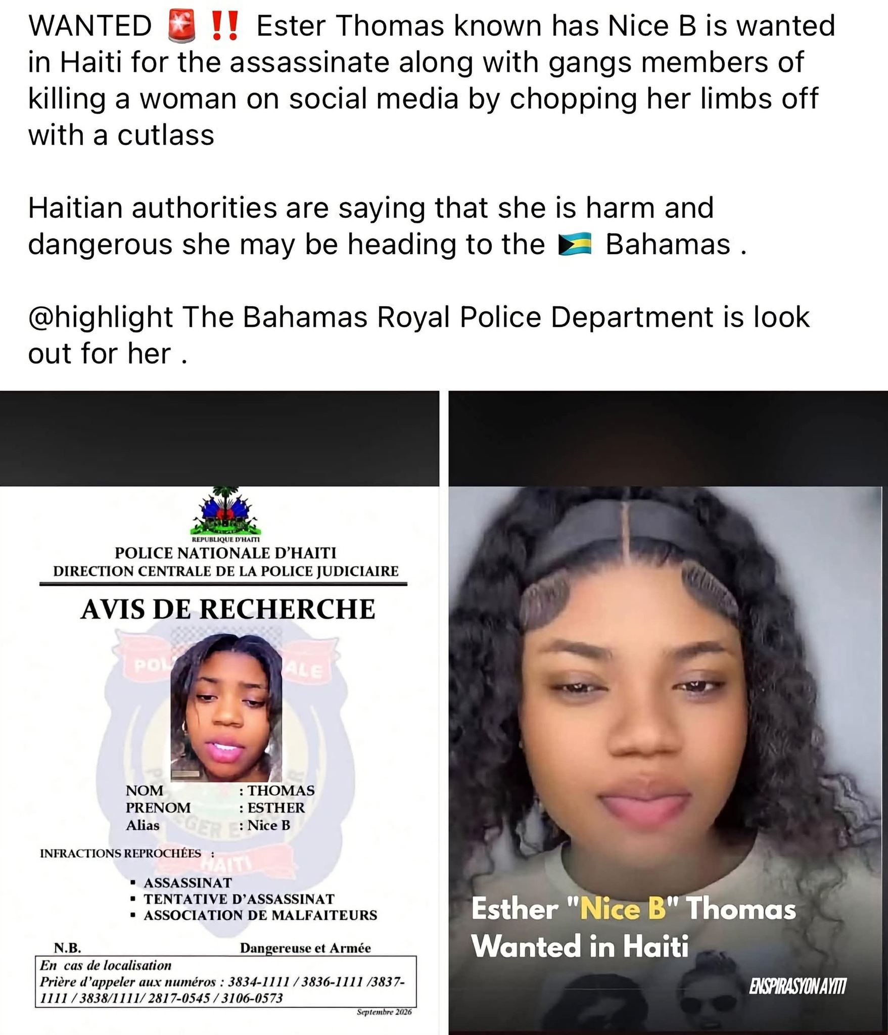 Let her come if she is bad.

Mrs make sure they drop you off in Long Island you will be safe there just tell anyone that you meet that you're looking for a apartment 🤔